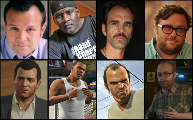 MrCheyl — Grand Theft Auto V Voice Actors (From top left to...