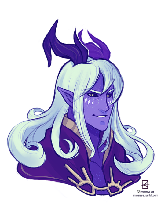 Bold of you to assume that I won't fall hard for another purple space elf ----- INSTAGRAM