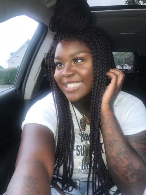 insecure-beautyy:Thought I was too bald for braids? Well you...