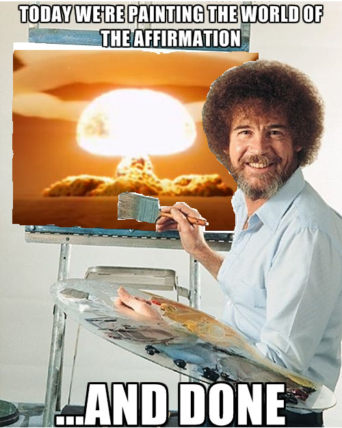 Fuck yeah, policy debate.: Bob Ross was a performance debater