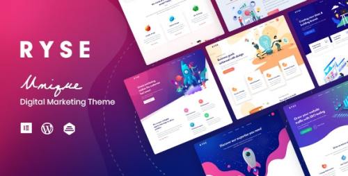 Ryse v1.4.2 - SEO & Digital Marketing Theme Nulled