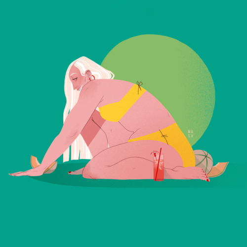 samanthamashillustration:Some summertime fruit girls to get...