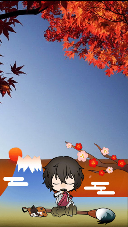 kisa-kara-chan:EVEN MORE BSD mayoi mobile wallpapers, this time...