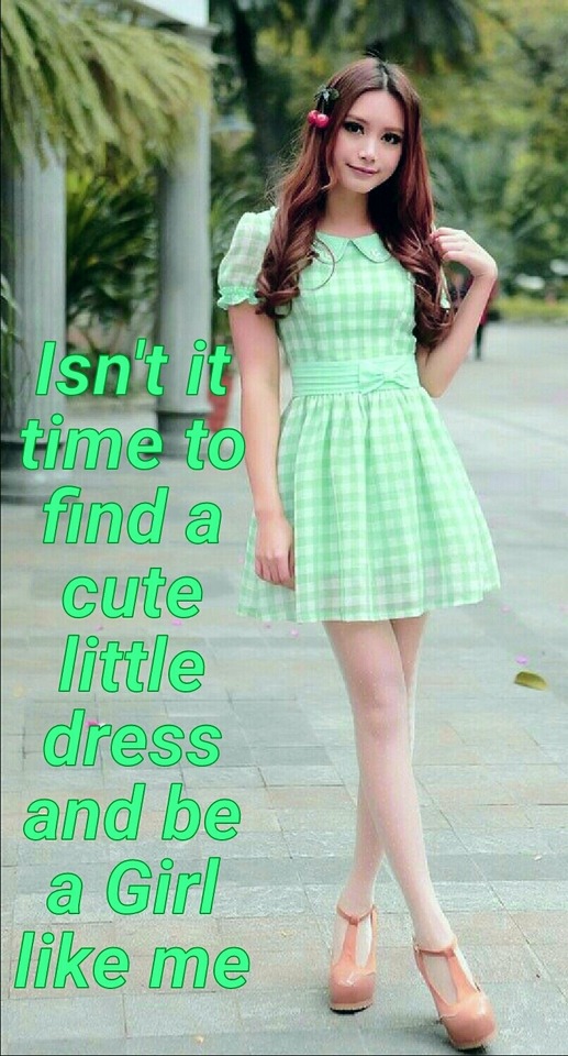 Christie Luv S Sissy Captions You Can Be In A Dress This Pretty Too 42076 Hot Sex Picture