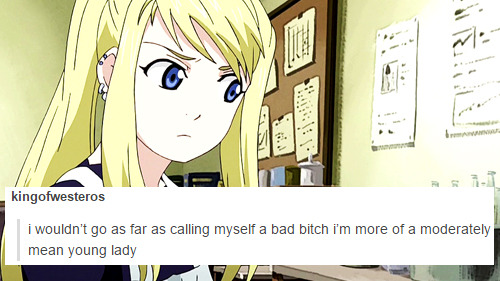 winnifredburkle:FMA + text posts: 1/¯\_(ツ)_/¯