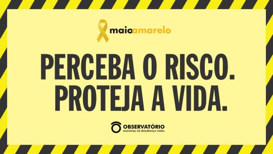 campanha de educação no trânsito maio amarelo 2020 