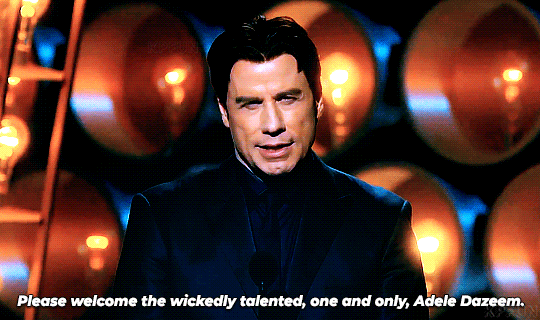 oh the cleverness of you — Adele Dazeem™ at the 92nd Academy ...
