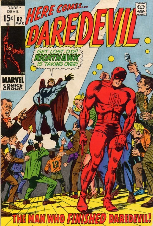 comicbookcovers:Daredevil #62, March 1970, Pencils: Marie...