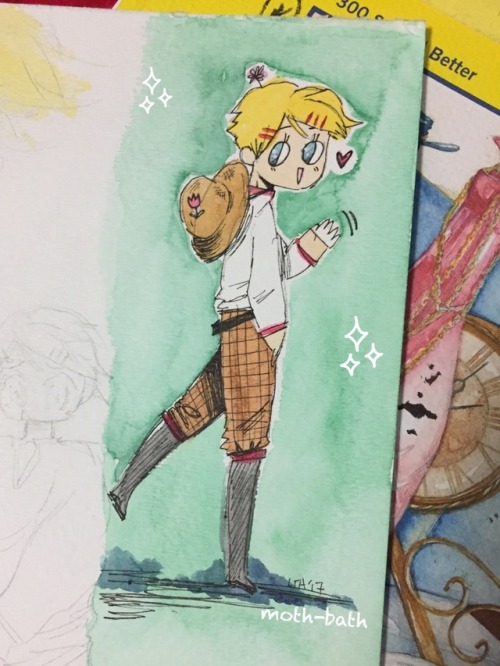 moth-bath:Finnian watercolor doodles ahhh boy do I love me some...