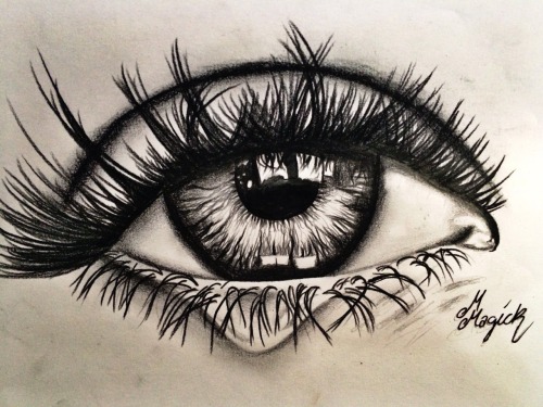 eye drawing on Tumblr