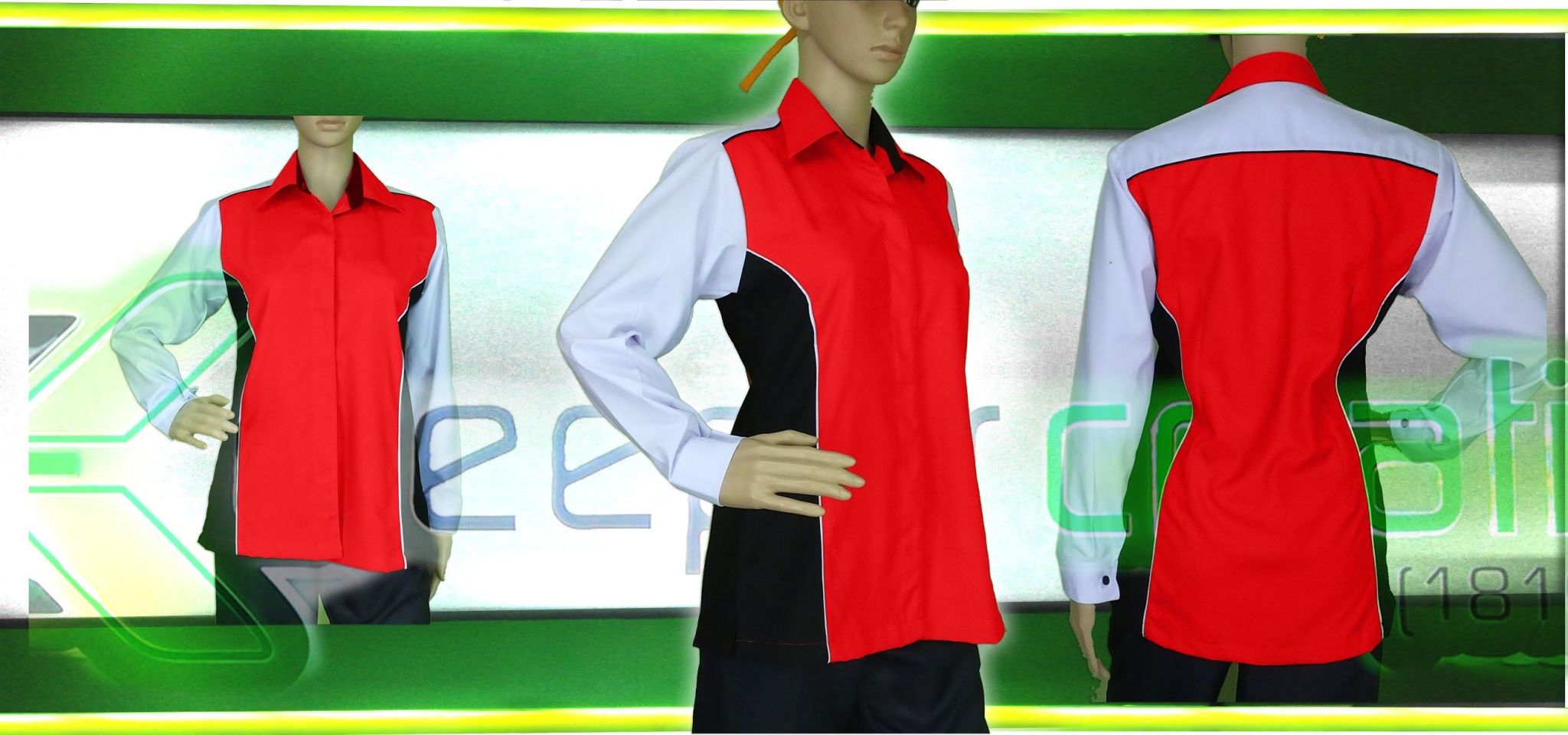 Kemeja Korporat Terkini Automotive Work Clothes Uniforms