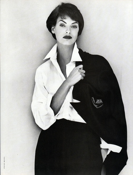 La Linda Evangelista | Lady Or Sir? - Vogue Italia (1991) Linda...