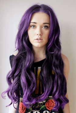 Dark Purple Hair Tumblr