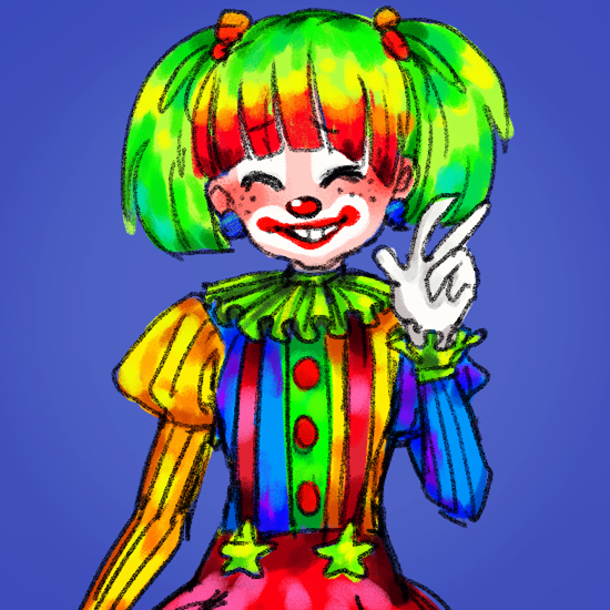 The Clown Box — lihamylly: a quick clown doodle