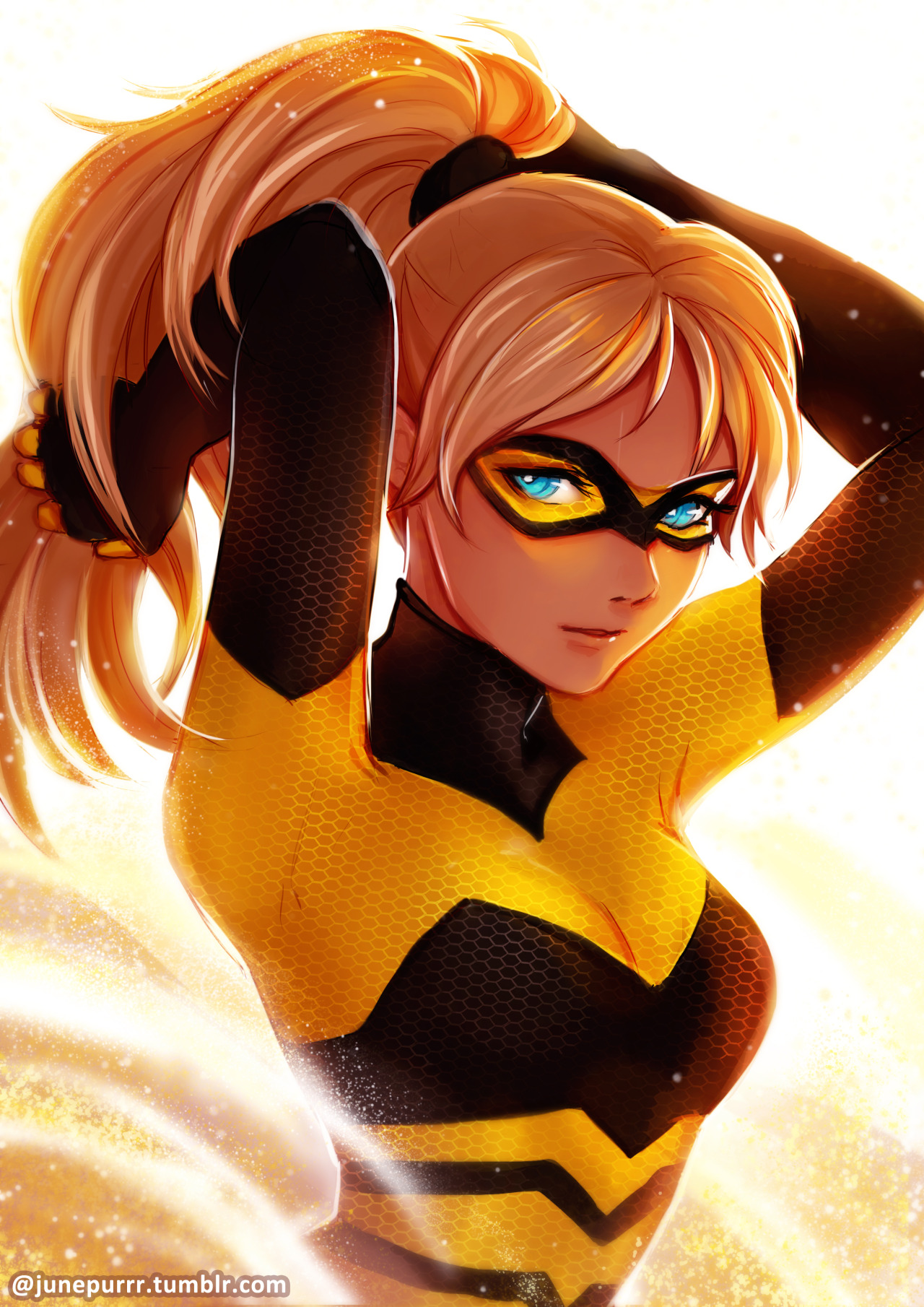 Queen Bee by junepurrr (Source - Tumblr) : rmiraculousladybug