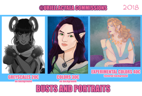 uriellactaea:COMMISSIONS ARE OPENPlease note I can draw any...