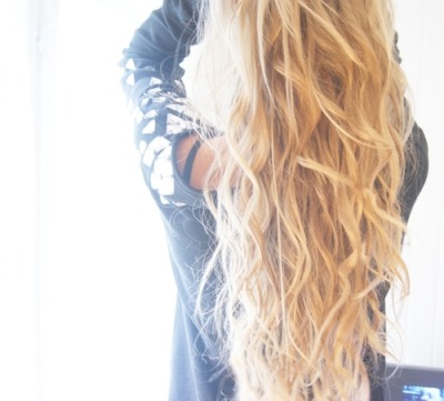 Blonde Wavy Hair Tumblr