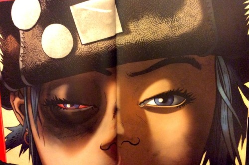 gorillaz-gal:Tank Girl. “Black and blue, the face of Tank...