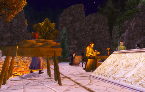 friendofbears:Crafting in Rivendell.