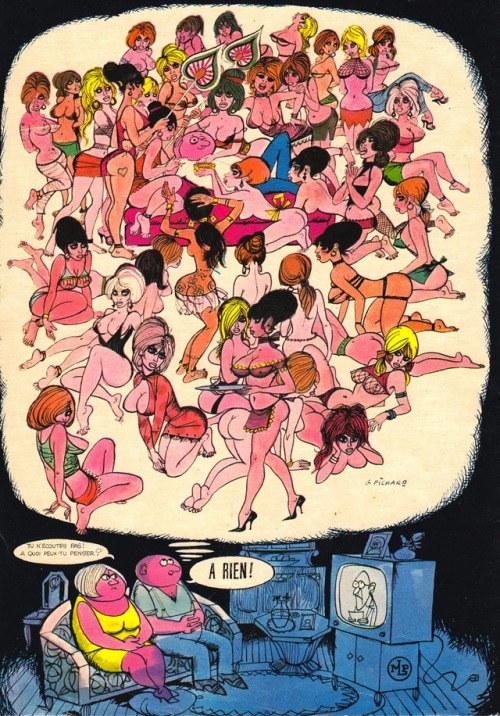 megaosmar:thebristolboard:Cartoon by Georges Pichard, source...