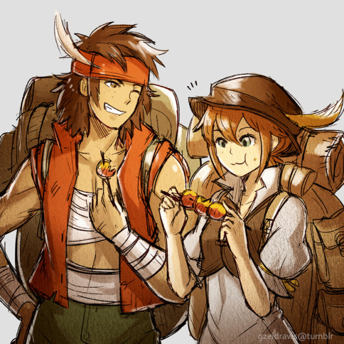 gzeidraws:Tressa & Ali