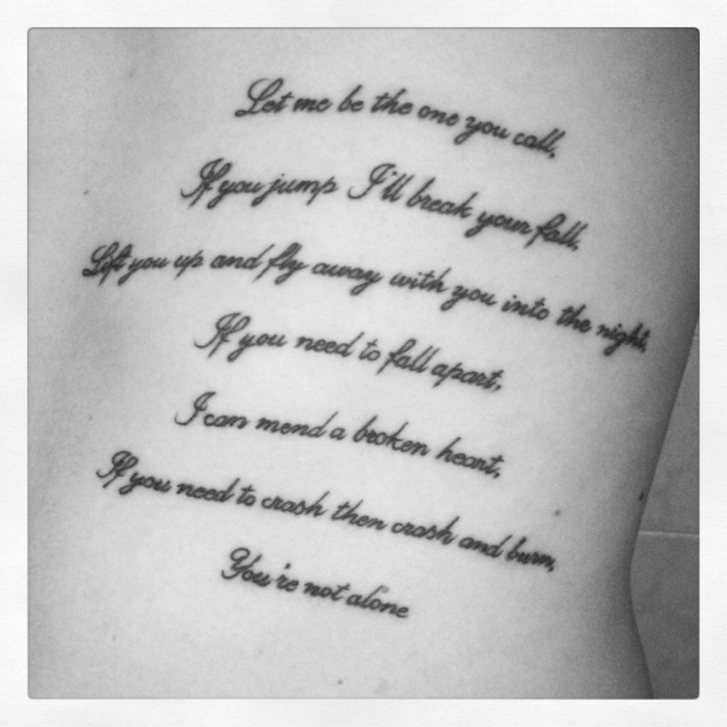 Darren Hayes Forever Tattoos Inspired On Savage Garden Lyrics