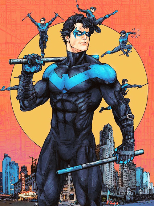 nytewing:Nightwing Variant Cover by Kenneth Rocafort