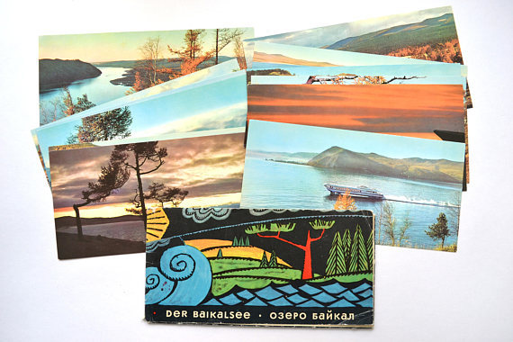 “The Lake of Baikal”, Set of 12 vintage Russian postcards (1967)
Listed on Etsy: http://ift.tt/2revhFy