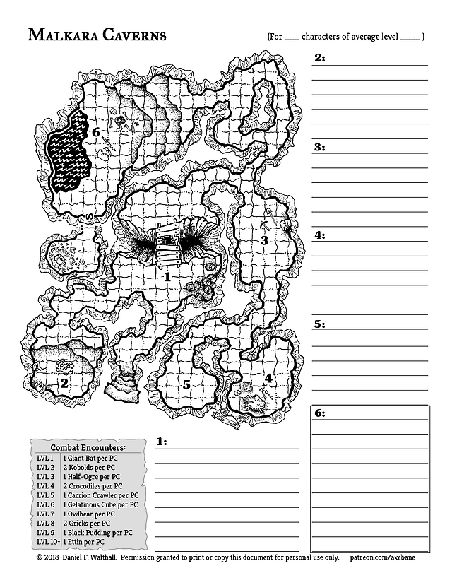 Axebane's Maps! — Malkara Caverns (map #47)