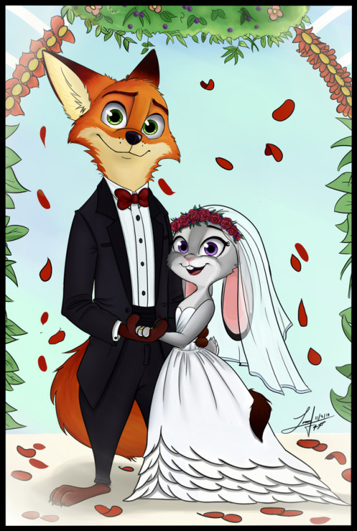 juantriforce042:Wildehopps wedding portrait!God. it took me...