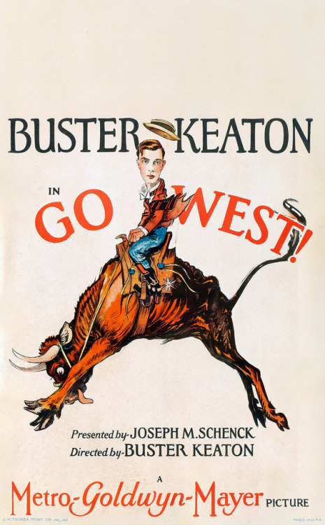 art-of-illlustration:Go West (MGM, 1925).