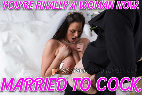 sissyboiworld:How badly you want to be married to C O C K...