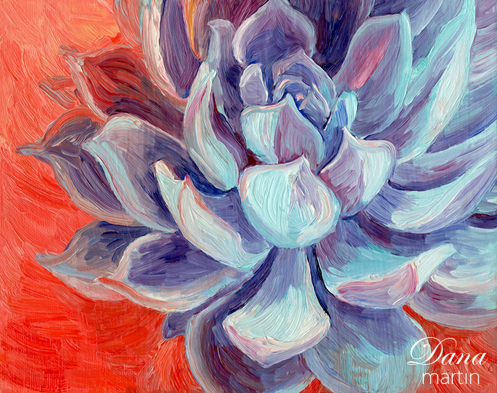 Dana Martin “Mojave (echeveria)” Oil, 8"x6" blog | site | shop — Immediately post your art to a topic and get feedback. Join our new community, EatSleepDraw Studio, today!