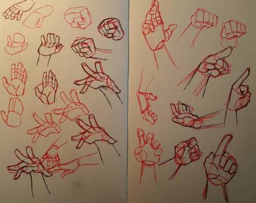 hand drawings on Tumblr