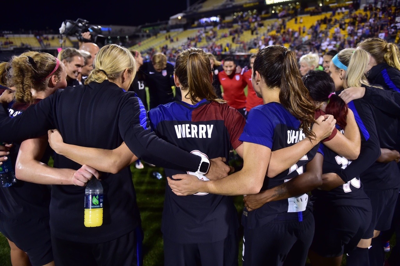 H U M A N — U.S. Soccer WNT A perfect send off for No.9. in...
