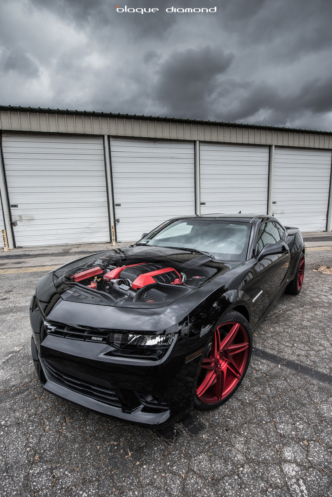 musclecars4ever — 2015 Chevy Camaro Fitted With 22 Inch Blaque...