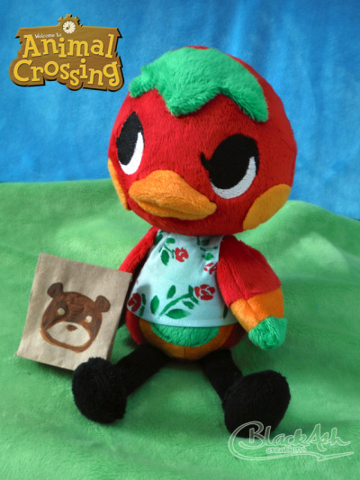 apple animal crossing stuffed animal