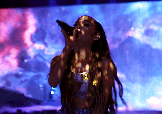 Ariana Grande Performing Gif