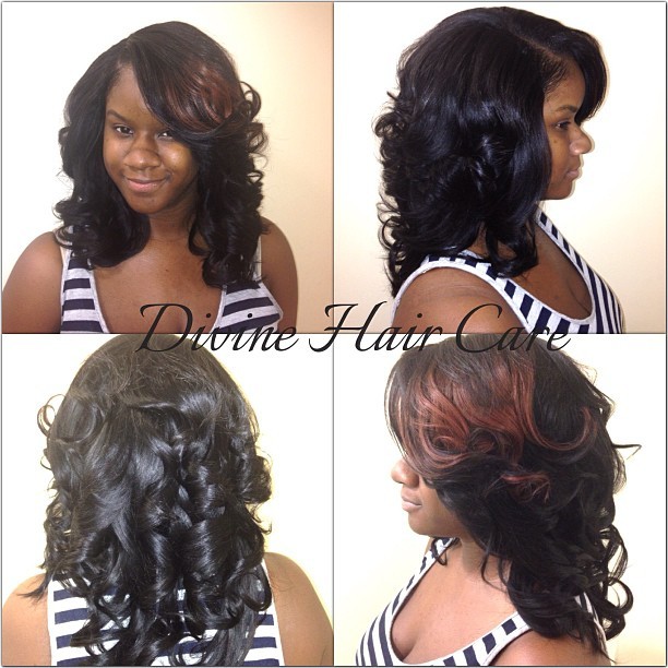 Divine Hair Care Full Weave Installation With A Very Small Amount