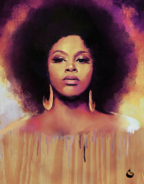 hbcreative:My Life is Golden…(a Jill Scott inspired mixed...