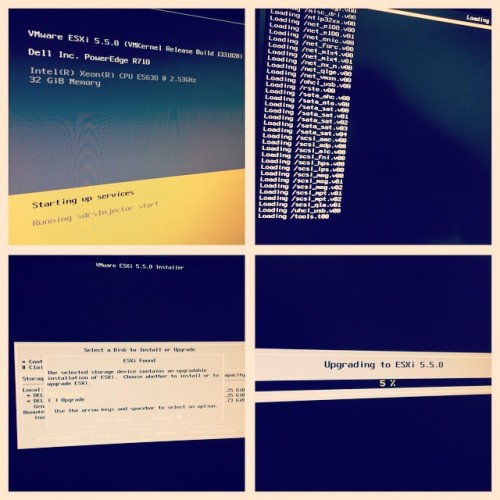 #sapro #vmware #esx #5.5.0 #upgrade #dell #server...