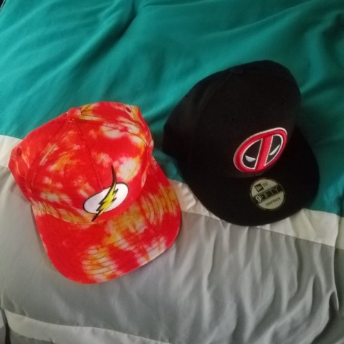 Second & third snapbacks. CW The Flash & Deadpool #mine