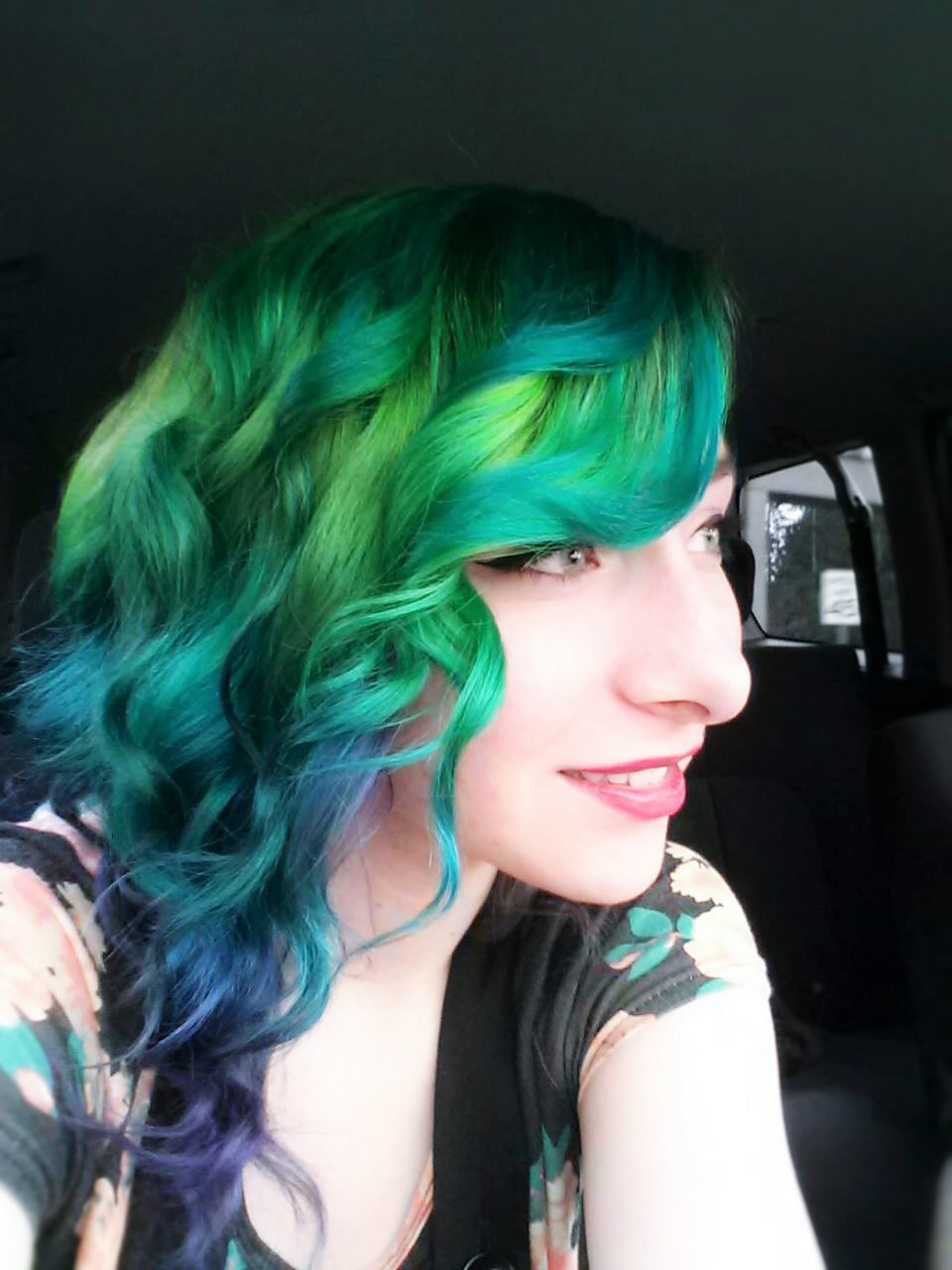 Tri Ombre Hair The Bottom Is Purple But My
