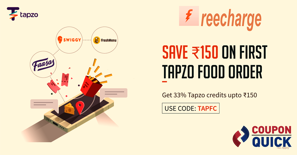 Tapzo coupons