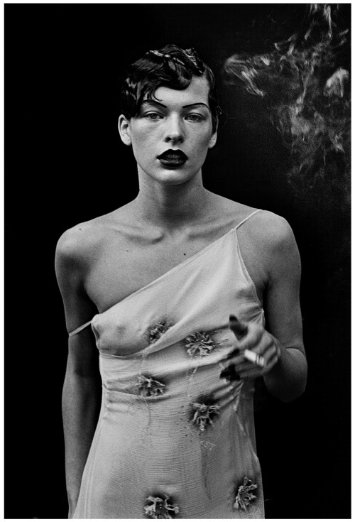 robertocustodioart:Milla Jovovich by Peter Lindbergh 1998