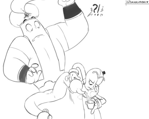 rougebebending:gidankuroki:Those are not teapots.Cuphead (...