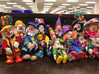 creepy clown toys