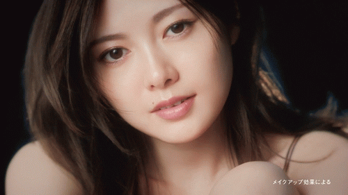 시라이시 마이(白石麻衣, しらいし まい) 움짤 - 마키아 쥬 화장품 광고