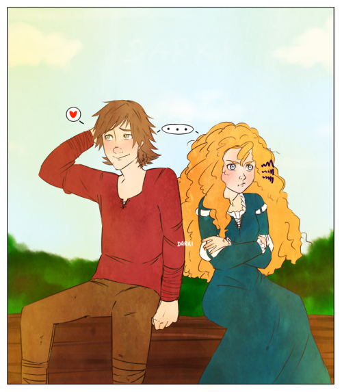 hiccup haddock iii and merida Tumblr