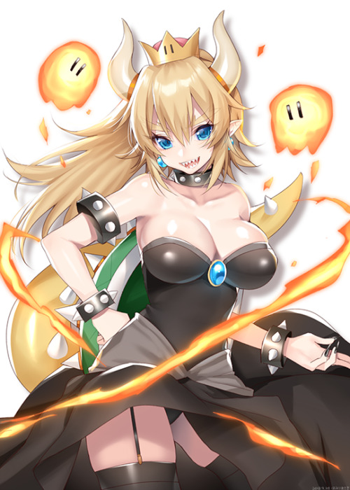 a-titty-ninja:「クッパ姫」 by はっとりまさき | Twitter๑ Permission to...